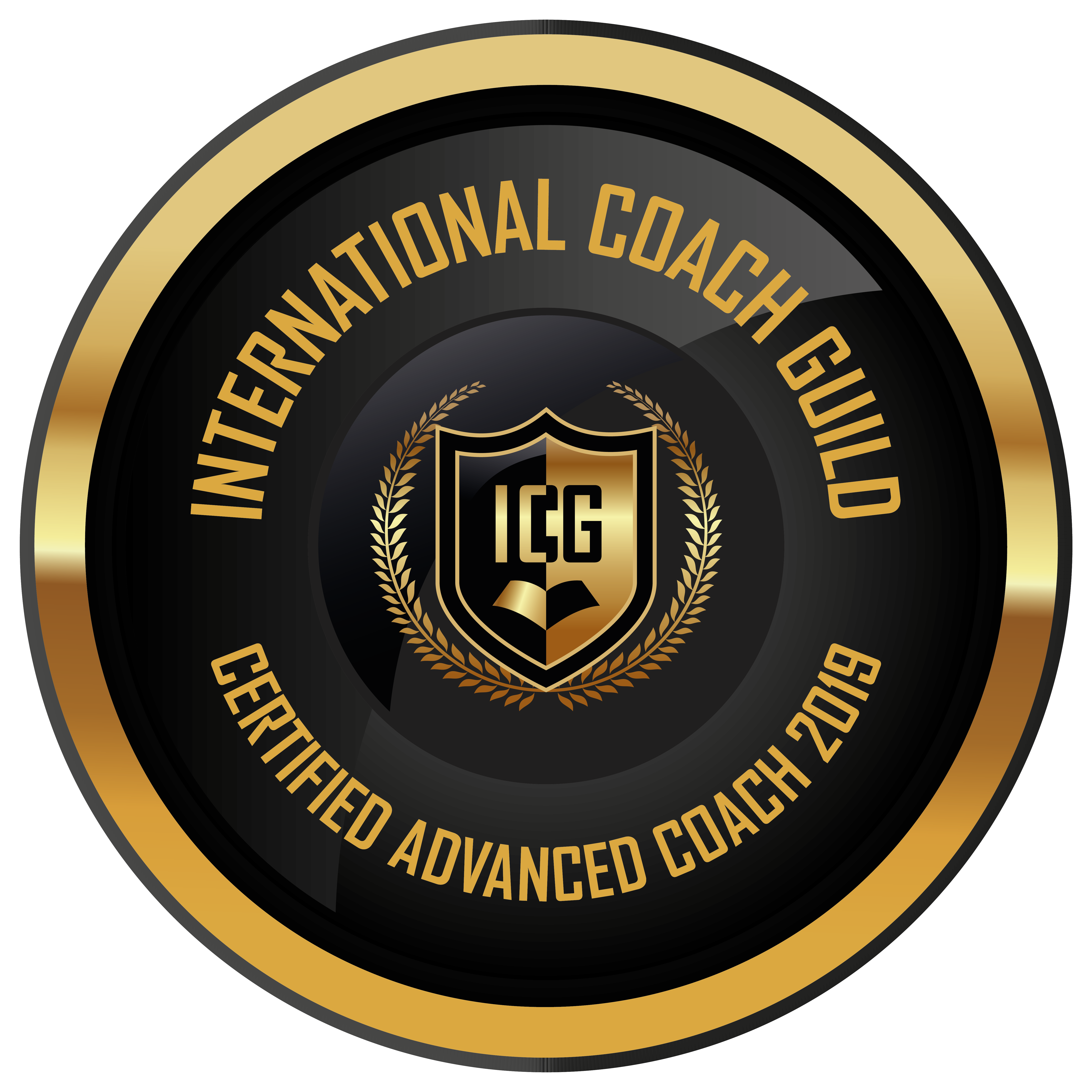 ICG Certified Advanced Coach 2019 Recognised Member of the International Coach Guild