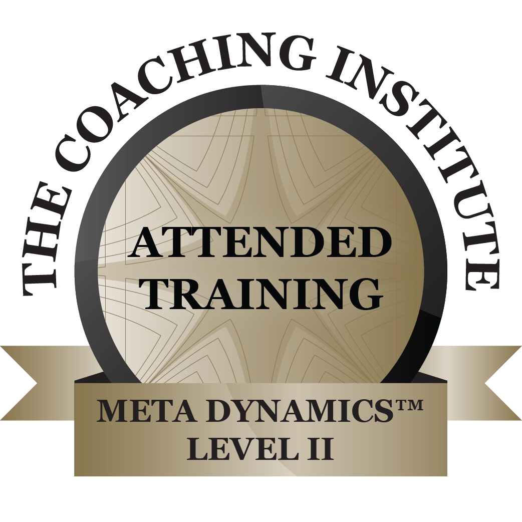 Meta Dynamics™ Level II  Graduate Member of The Coaching Institute’s Meta Dynamics™ Level II group