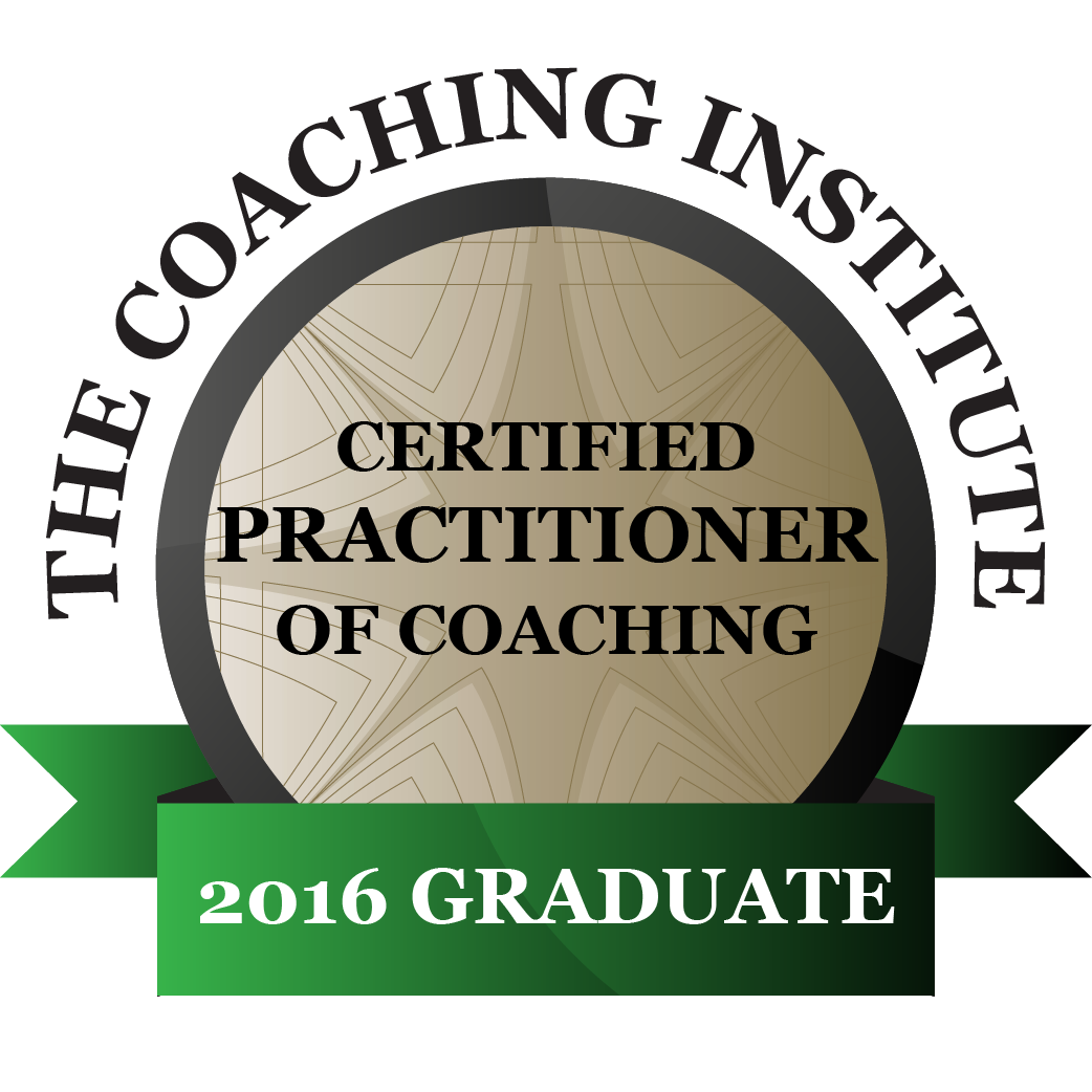 Credentialed Practitioner Members 2016 Graduate member of The Coaching Institute’s Credentialed Practitioner Coach group