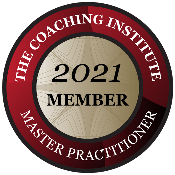 Credentialed Master Practitioner of Coaching 2021 Round mini size badge